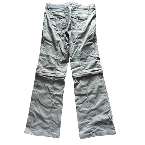 PRANA Womens Pants Beige Khaki Convertible Size 12 34" x 32.5" - Picture 2 of 5